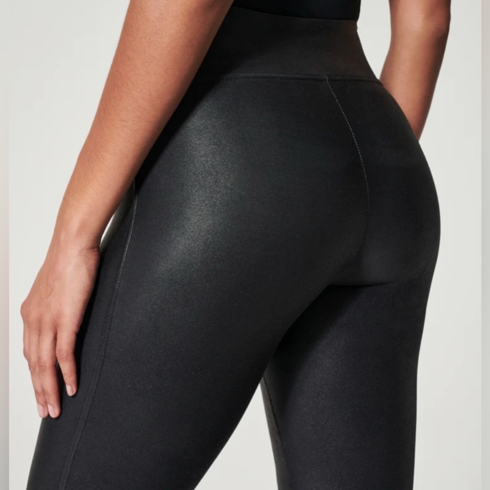 Spanx Faux Leather Leggings - Picture 2 of 7